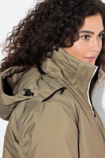 Ulla Popken 844034 Funkcionális dzseki Khaki - Dzsekik - Nagy méretű női dzsekik