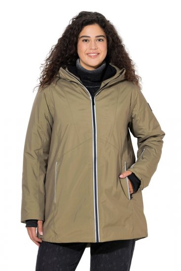 Ulla Popken 844034 Funkcionális dzseki Khaki - Dzsekik - Nagy méretű női dzsekik