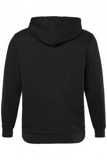 Men+ 305 Kapucnis pulóver cipzárral Soho LDN Fekete - Pulóverek & kapucnis pulóverek - Pulóverek & Kapucnis pulóver 2XL-12XL