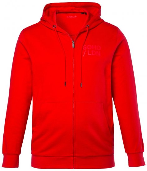 Men+ 305 Kapucnis pulóver cipzárral Soho LDN Chilipiros - Pulóverek & kapucnis pulóverek - Pulóverek & Kapucnis pulóver 2XL-12XL