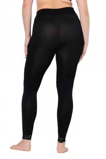Ulla Popken 844563 Harisnyaleggings Fekete - Harisnyanadrágok & zoknik - 