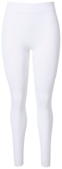 Ulla Popken 844563 Harisnyaleggings csipkével Fehér - Harisnyanadrágok & zoknik - 