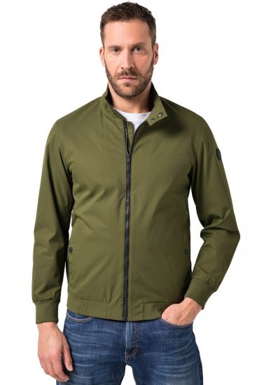 JP1880 844652 Bomber dzseki patentokkal Khaki - Kabátok - Nagyméretű Kabátok - 2XL-8XL