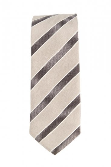 JP1880 Silk Tie Extra Long with Stripes - Nyakkendők és csokornyakkendők - 