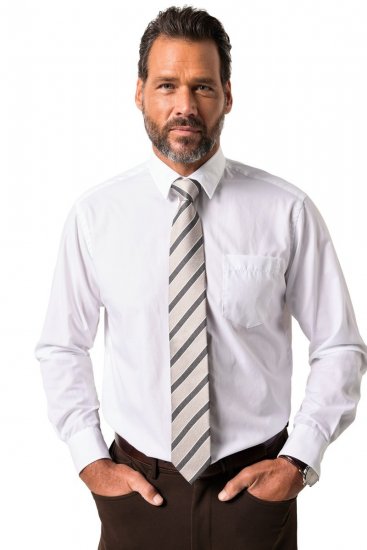 JP1880 Silk Tie Extra Long with Stripes - Nyakkendők és csokornyakkendők - 