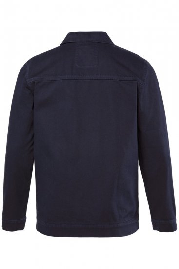 Men+ 876 Farmerdzseki cipzárral Sötétkék - Kabátok - Nagyméretű Kabátok - 2XL-8XL