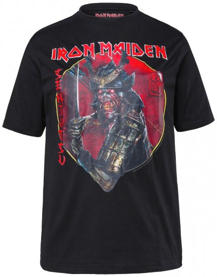 JP1880 845106 Iron Maiden Senjutsu Póló Fekete - Zenekaros pólók - Zenekaros pólók nagy méretben