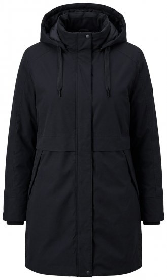 Ulla Popken 845111 Parka Fekete - Kabátok - Női plus size kabátok