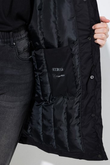 Ulla Popken 845111 Parka Fekete - Kabátok - Női plus size kabátok