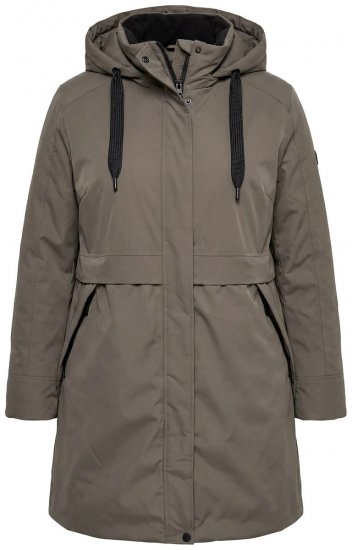 Ulla Popken 845111 Parka Sötétzöld - Kabátok - Női plus size kabátok