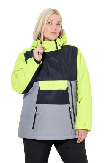 Ulla Popken 845115 Funkcionális kabát Szürke - Kabátok - Női plus size kabátok