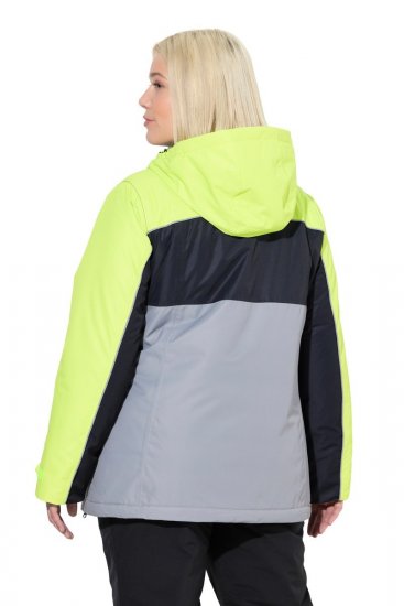 Ulla Popken 845115 Funkcionális kabát Szürke - Kabátok - Női plus size kabátok