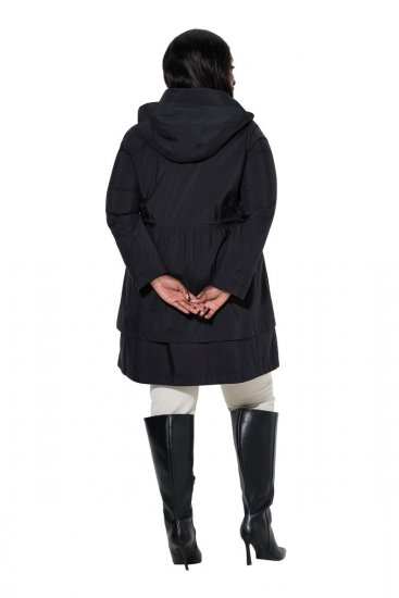 Ulla Popken SYMPATEX Triple Function Jacket Black - Dzsekik - Nagy méretű női dzsekik