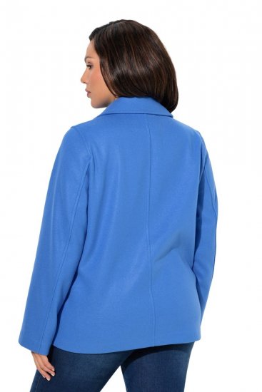Ulla Popken 846021 Polár kabát Kék - Kabátok - Női plus size kabátok