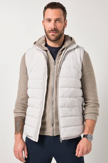 JP1880 846034 Outdoor mellény Szürkésbézs - Kabátok - Nagyméretű Kabátok - 2XL-8XL