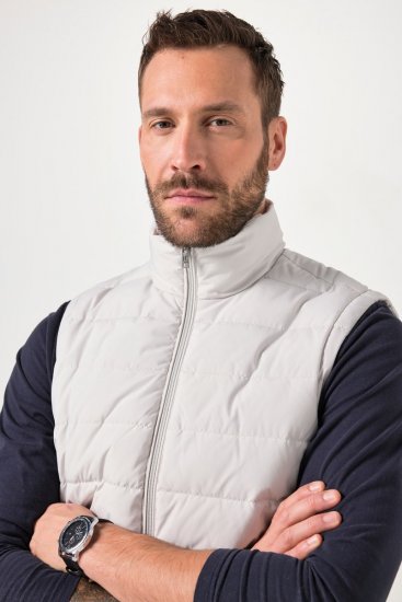 JP1880 846034 Outdoor mellény Szürkésbézs - Kabátok - Nagyméretű Kabátok - 2XL-8XL