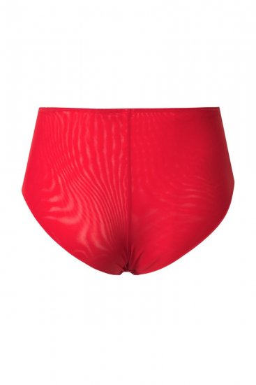 Ulla Popken 846235 Hipster alsók csipkével Piros - Alsók - 