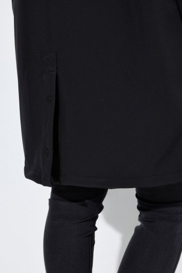 Ulla Popken 846278 Softshell kabát Fekete - Kabátok - Női plus size kabátok
