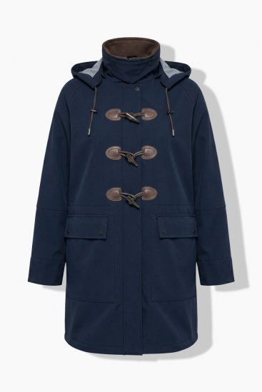 Ulla Popken 846278 Softshell kabát Sötétkék - Kabátok - Női plus size kabátok