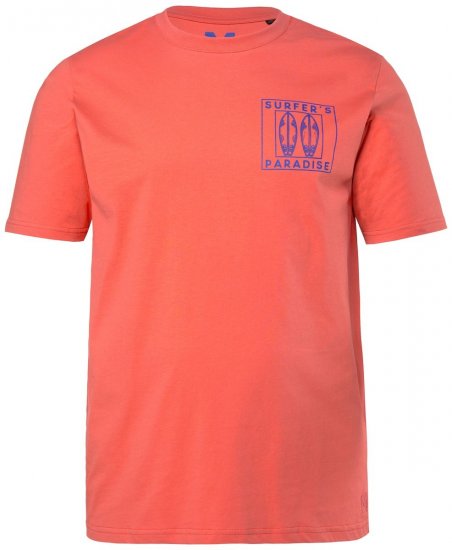 Men+ 829 Póló Surfer's Paradise Korall - Pólók - Nagyméretű pólók - 2XL-14XL