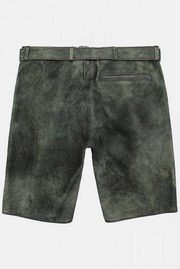 JP1880 846895 Kecskevelúr bermuda Sötét oliva - Rövidnadrág - Nagyméretű Rövidnadrág W40-W60