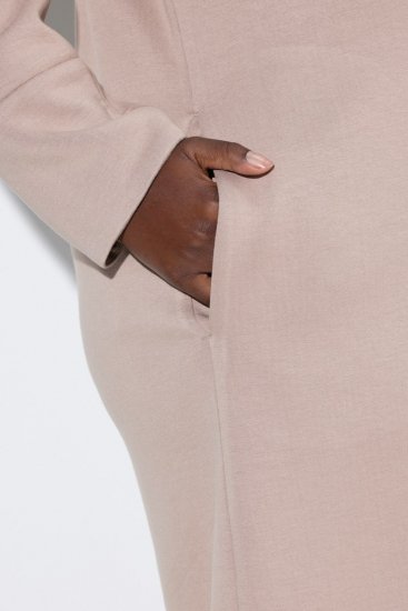 Ulla Popken 846929 Kabát Bézs - Kabátok - Női plus size kabátok