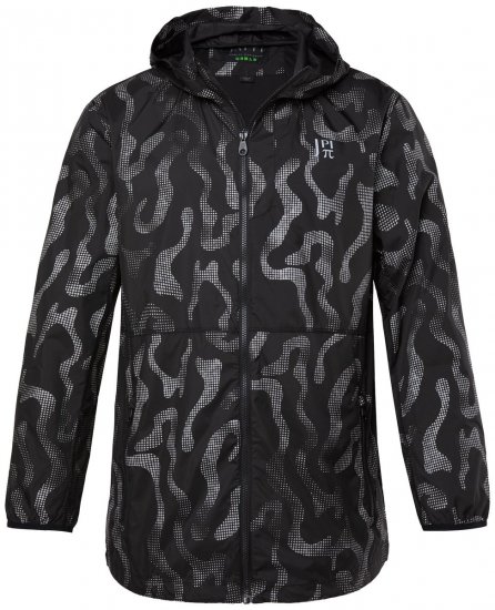 Jay-Pi 847852 Ultrakönnyű outdoor dzseki fényvisszaverő mintával Fekete - Kabátok - Nagyméretű Kabátok - 2XL-8XL