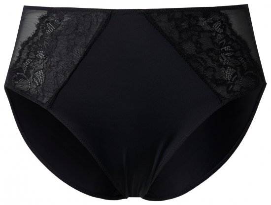 Ulla Popken 848693 Női boxeralsók csipkével Fekete - Alsók - 