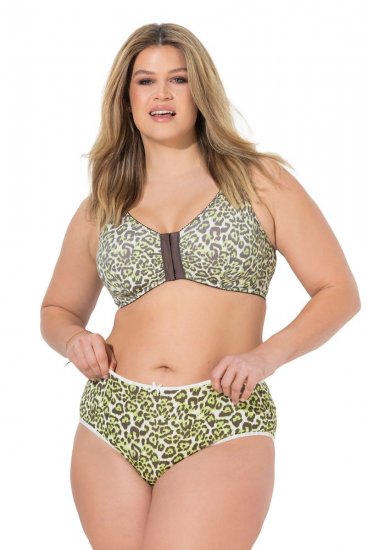 Ulla Popken 848810 Állatmintás alsók 5 db Taupe - Alsók - 