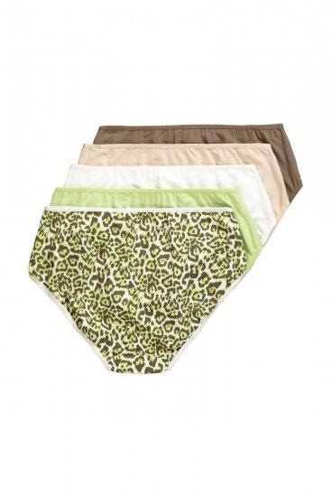Ulla Popken 848810 Állatmintás alsók 5 db Taupe - Alsók - 