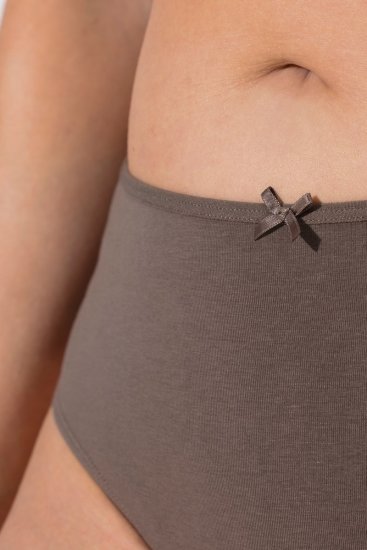 Ulla Popken 848826 Állatmintás tangák 3 db Taupe - Alsók - 