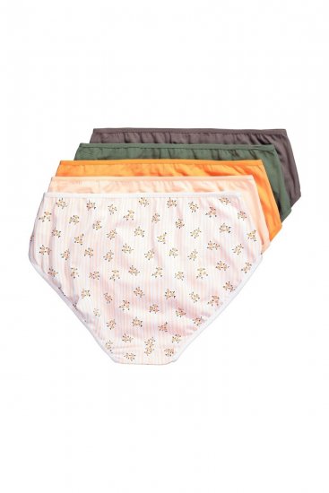 Ulla Popken 849098 Virágos alsók 6 db Narancssárga - Alsók - 