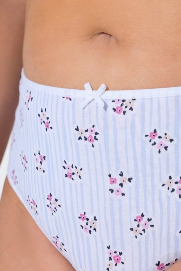 Ulla Popken 849098 Virágos alsók 5 db Világoskék - Alsók - 