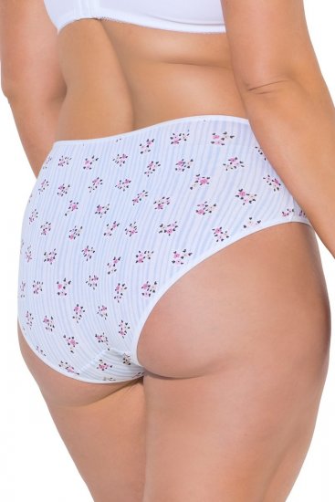 Ulla Popken 849098 Virágos alsók 5 db Világoskék - Alsók - 