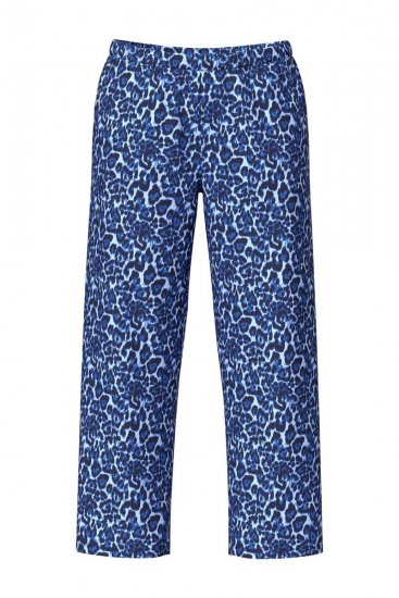 Ulla Popken 849144 Állatmintás pizsama Sötétkék - Pizsama/Loungewear - 
