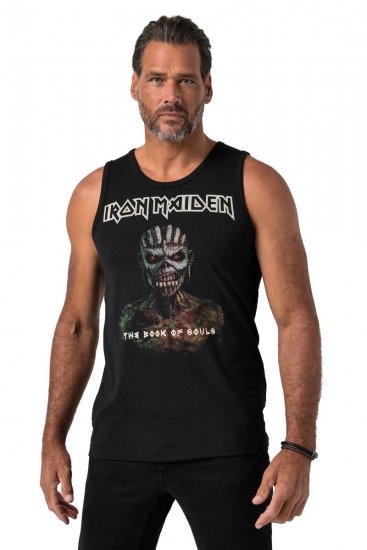 JP1880 849285 Iron Maiden The Book of Souls Trikó Fekete - Zenekaros pólók - Zenekaros pólók nagy méretben