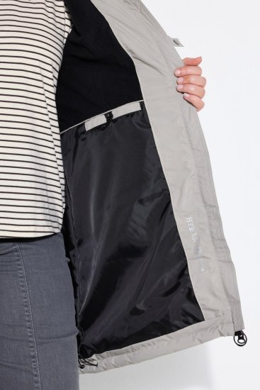 Ulla Popken 849552 Steppelt kabát Szürke - Kabátok - Női plus size kabátok