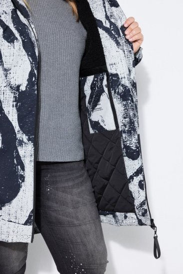 Ulla Popken 849984 Funkcionális kabát Szürke - Kabátok - Női plus size kabátok