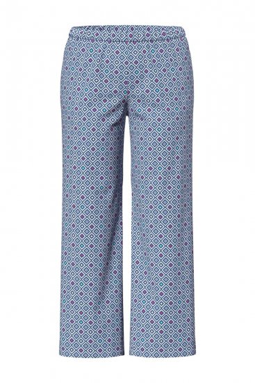 Ulla Popken 850045 Rövid ujjú pizsama Világoskék - Pizsama/Loungewear - 