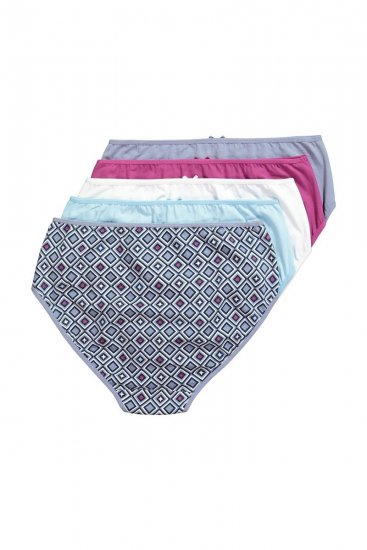 Ulla Popken 850077 Mintás alsók 5 db Világoskék - Alsók - 