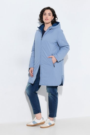 Ulla Popken 850361 Funkcionális dzseki Denimkék - Dzsekik - Nagy méretű női dzsekik