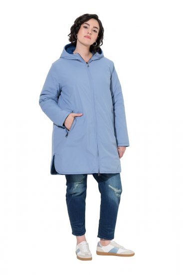 Ulla Popken 850361 Funkcionális dzseki Denimkék - Dzsekik - Nagy méretű női dzsekik