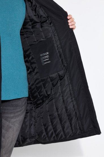 Ulla Popken 850774 Funkcionális kabát Fekete - Kabátok - Női plus size kabátok