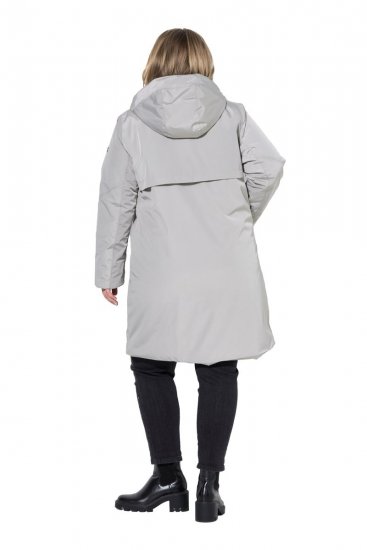 Ulla Popken 850774 Funkcionális kabát Szürke - Kabátok - Női plus size kabátok
