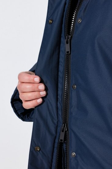 Ulla Popken 850794 Funkcionális kabát Sötétkék - Kabátok - Női plus size kabátok