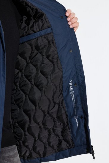 Ulla Popken 850794 Funkcionális kabát Sötétkék - Kabátok - Női plus size kabátok