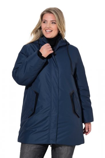 Ulla Popken 850794 Funkcionális kabát Sötétkék - Kabátok - Női plus size kabátok