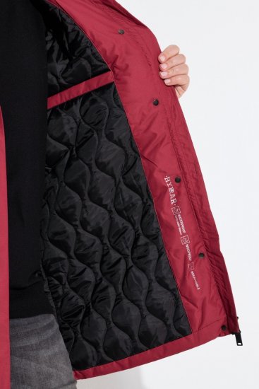 Ulla Popken 850794 Funkcionális kabát Piros - Kabátok - Női plus size kabátok