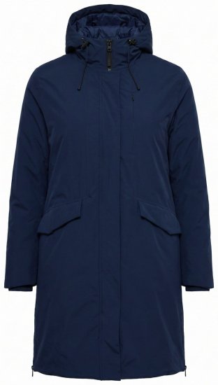 Ulla Popken 850806 Funkcionális kabát Sötétkék - Kabátok - Női plus size kabátok