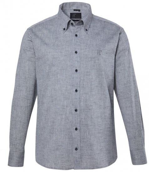 JP1880 850931 Hosszú ujjú chambray ing Fekete TALL - TALL ingek - TALL ingek magas férfiaknak